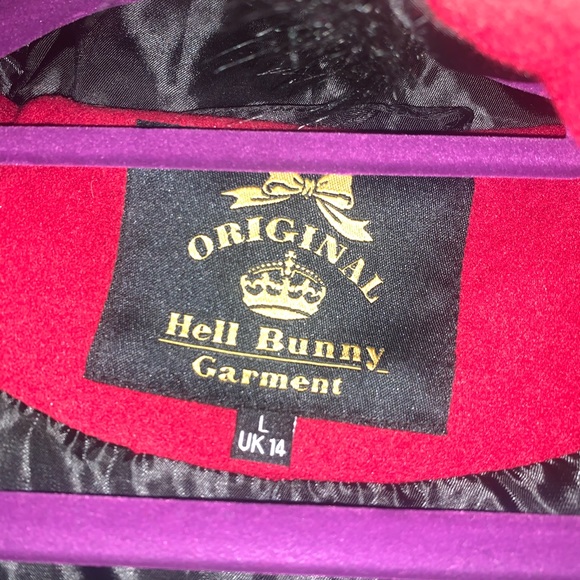 Red hell bunny coat. - Picture 3 of 5